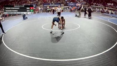 D 1 113 lbs Quarterfinal - Mason Parria, Holy Cross vs Noah Confident, Brother Martin