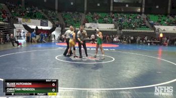 1A-4A 138 Cons. Round 3 - Blake Hutchison, Piedmont vs Christian Mendoza, Ashville