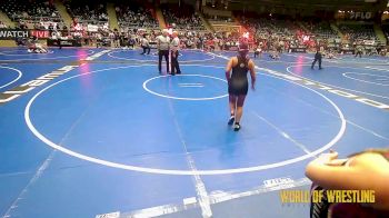 185 lbs Quarterfinal - Kassandra Arundale-Walton, NM Beast vs Audrina Collom, Pryor Tigers