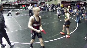 85 lbs Champ. Round 1 - Pierce Rethwisch, Gretna Youth Wrestling Club vs Bennett Gossman, Pioneer Wrestling Club