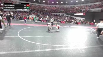 85 lbs Champ. Round 1 - Ashton Roh, De Soto Wrestling vs Wyatt Kazda, Askren Wrestling Academy