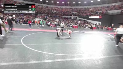 85 lbs Champ. Round 1 - Ashton Roh, De Soto Wrestling vs Wyatt Kazda, Askren Wrestling Academy