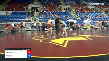 113 lbs Rnd Of 64 - Camden Padgett, Kansas vs Sean Solis, California