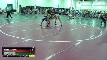 138 lbs Finals (8 Team) - Nelson Hued, Eagle Empire Purple vs Caleb Cooper, Fight Barn WC