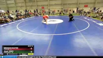 160 lbs Placement Matches (8 Team) - Bronson Baxter, Texas Red vs Isaac Sinks, Kansas Blue