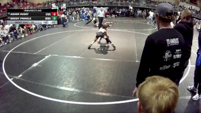 70 lbs Champ. Round 1 - Brody Pringle, Midwest Destroyers Wrestling Club vs Asher Huset, Gretna Youth Wrestling Club