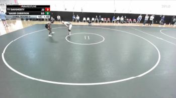 133 lbs Cons. Round 4 - Nasir Christion, Manchester vs Ty Daugherty, John Carroll