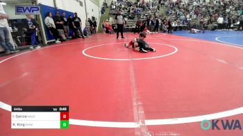 64 lbs 3rd Place - Iver Garcia, Wagoner Takedown Club vs Koen King, Miami