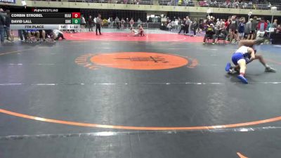 105 lbs 7th Place - Corbin Strobel, Reading vs David Lall, Sinking Spring
