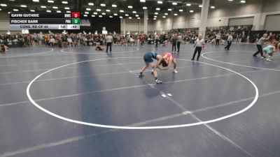 138 lbs Cons. Rd Of 64 - Gavin Guthrie, MWC Wrestling Academy vs Fischer Barr, Purler Wrestling Academy