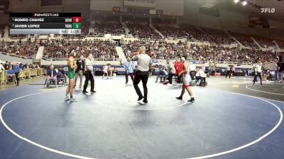 126-D4 1st Place Match - Romeo Chavez, Santa Cruz Valley Union High School vs Javier Lopez, Yuma Catholic High School