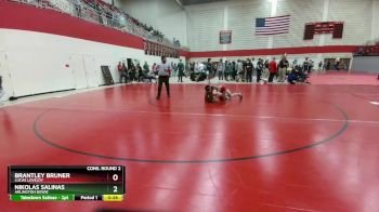 138 lbs Cons. Round 2 - Nikolas Salinas, Arlington Bowie vs Brantley Bruner, Lucas Lovejoy
