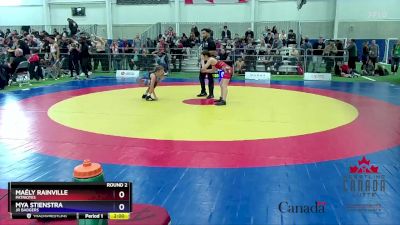 39kg Round 2 - Maély Rainville, Patriotes vs Mya Stienstra, Jr Badgers