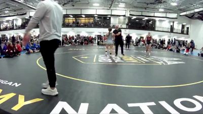 117 B 1st Place Match - Nadia Thomas, North Central University vs Norah Swaim, McKendree University