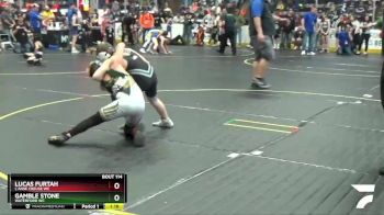 95 lbs Cons. Semi - Lucas Furtah, L`Anse Creuse WC vs Gamble Stone, Waterford WC