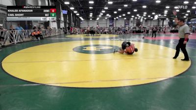 127 lbs Rr Rnd 3 - Khaleb Afanador, Steel Valley Renegades vs Cael Short, Mat Warriors Blue
