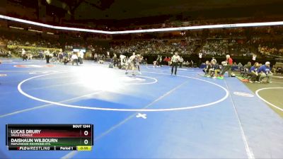 132 Class 1 lbs Cons. Round 2 - Lucas Drury, Valle Catholic vs Daishaun Wilbourn, Maplewood-Richmond Hts.