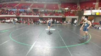 150 lbs Round 2 - Quarters & 1st Wb (16 Team) - Logan Milsaps, Conroe Woodlands College Park vs Samuel Petersen, Houston Clear Lake