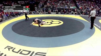 D3-113 lbs 1st Place Match - Scotty Fuller, Genoa Area vs Jake Landis, Graham Local