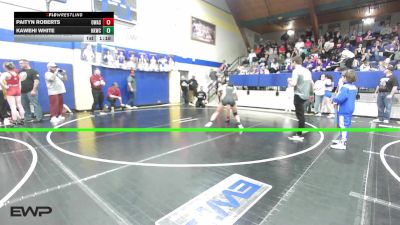 110 lbs Rr Rnd 2 - Paityn Roberts, Owasso Takedown Club vs Kawehi White, Henryetta Knights Wrestling Club