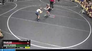 56 lbs Round 3 - Dalton Jackson, Eastside Youth Wrestling vs Seller Sisk, Gaston Grizzlies