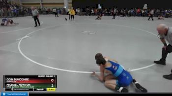 87 lbs Champ. Round 2 - Michael Newton, Mayo Quanchi Wrestling Club vs Odin Duncombe, Minnesota