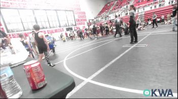 70-75 lbs Quarterfinal - Mateo Sierra, OKC Saints Wrestling vs Caiden Jennings, Tecumseh Youth Wrestling