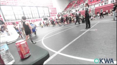 70-75 lbs Quarterfinal - Mateo Sierra, OKC Saints Wrestling vs Caiden Jennings, Tecumseh Youth Wrestling