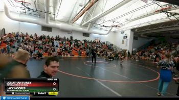 91 lbs Quarterfinal - Jonathan Haney, Powell Middle School vs Jack Hoopes, Worland Middle School