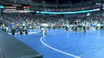 1A-144 lbs Champ. Round 1 - Kyle Engelken, Maquoketa Valley vs Jaxon Gordon, Riverside, Oakland