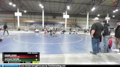 49 lbs Cons. Round 3 - Asher Lewis, Patriot Wrestling Club vs Nathan Moore, St. Maries Wrestling Club