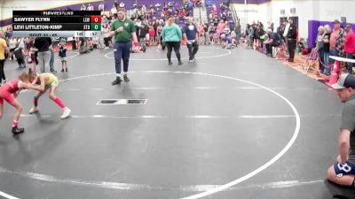 65 lbs Round 2 - Sawyer Flynn, Legacy Elite Wrestling vs Levi Littleton-Kimp, Summerville Take Down