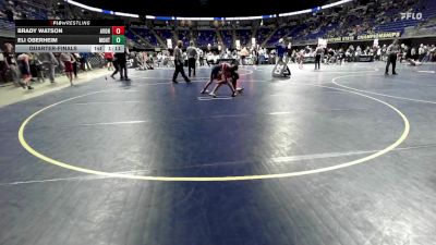 96 lbs Quarterfinal - Brady Watson, Avon Grove vs Eli Oberheim, Montgomery