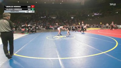6A/5A Girls 170 Semifinal - Berklee Henning, Sherwood Girls vs Allison Cummings, Thurston Girls