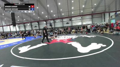 Junior Boys GR - 138 lbs Cons. Round 2 - Atheer Alwadi, WA vs Brooks Ritchie, CO