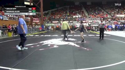 100 lbs Cons. Round 1 - Shiloh Epp, Paola Hs vs Riverlee Allen, Chanute Hs