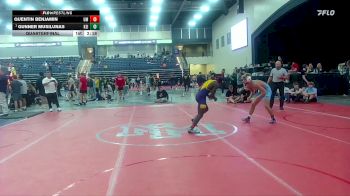 125 lbs Quarterfinal - Gunner Musilunas, Keiser University vs Quentin Benjamin, Montevallo