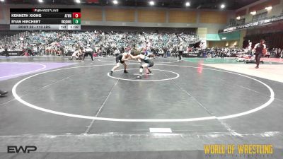 113 lbs Round Of 16 - Kenneth Xiong, Atwater Wrestling vs Ryan Hirchert, BULLDOG WRESTLING CLUB