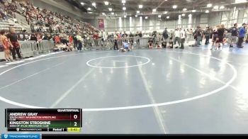 110 lbs Quarterfinal - Kingston Stroshine, Sons Of Atlas Wrestling Club vs Andrew Gray, South West Washington Wrestling Club