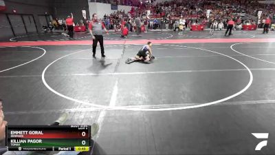 95 lbs Champ. Round 2 - Killian Pagor, Tomah vs Emmett Goral, Denmark