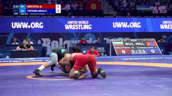 65 kg 1/8 Final - Mimi Hristova, Bulgaria vs Enkhjin Tuvshinjargal, Mongolia