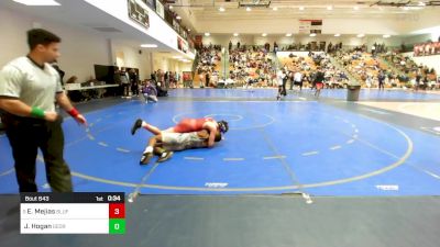 132 lbs Consi Of 8 #2 - Elias Mejias, Bluff Combat Club vs Jabrier Hogan, Georgia