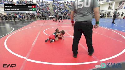 40 lbs Rr Rnd 2 - Erik Avila, Ponca City Wildcat Wrestling vs Ryker Needham, Coweta Tiger Wrestling