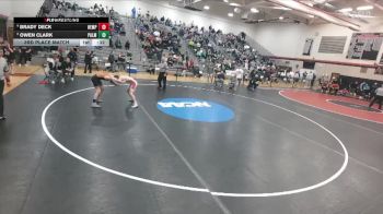 133 lbs 3rd Place Match - Brady Deck, Hempfield Hs vs Owen Clark, Palmyra Area Hs