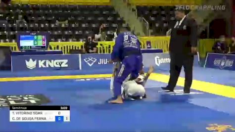 THALISON VITORINO SOARES vs CLEBER DE SOUSA FERNANDES 2022 World Jiu-Jitsu IBJJF Championship