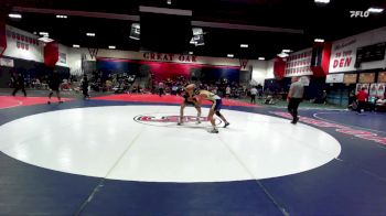 132 lbs Cons. Round 3 - Louis Hernandez, Santa Fe vs Julian Yepez, California (Whittier)