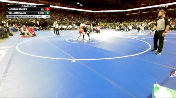 105 Class 2 lbs 3rd Place Match - Killian Evans, Blue Springs South vs Ashton Mayes, Nixa