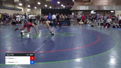 70 kg Cons 64 #2 - Abel (A.J.) Gaitan, Viking Wrestling Club (IA) vs Cutter Sheets, Cowboy RTC