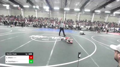 46 lbs Quarterfinal - Colten Black, Ravage WC vs Kleah Dishface, Rez WC