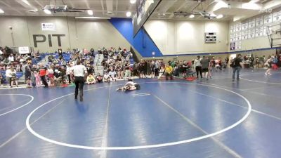 115 lbs Champ. Round 1 - Tomasi Faaliliu, Team Pride Academy vs Levi Hill, RWC - Roy Wrestling Club
